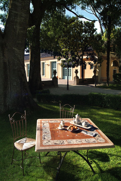 Terracotta and Travertine - Affresco table